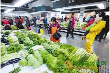 天津市：近期菜价回落明显 ()
