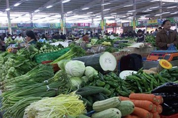 长沙：天气转暖蔬菜量大价低 ()
