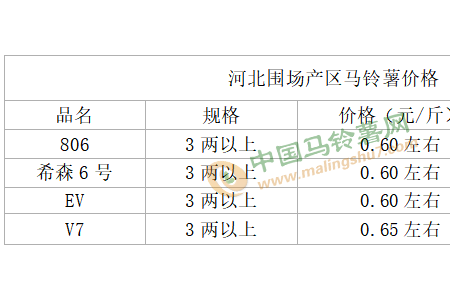 新薯以质论价 库薯价格平稳 ()