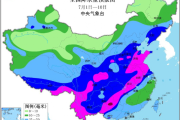 长江中下游地区出现降雨间歇 ()
